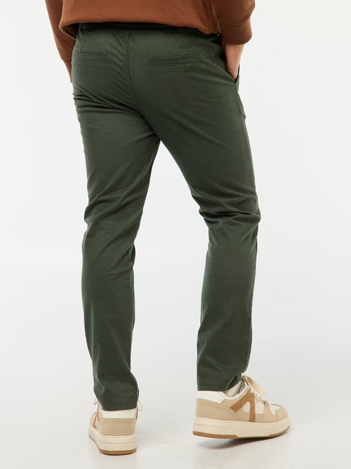 Jogger slim liso - Kiabi