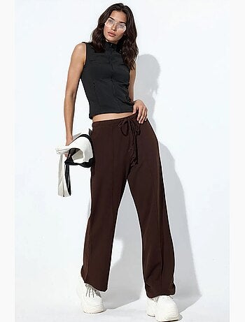 Joggers de mujer de jersey con pernera acampanada busem