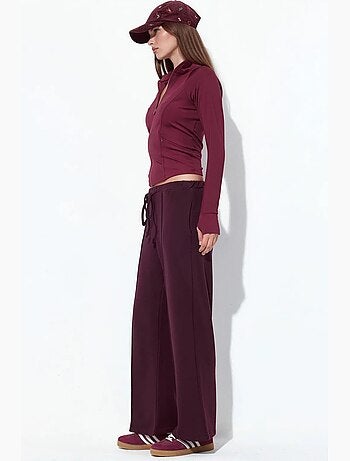 Joggers de mujer de jersey con pernera acampanada busem