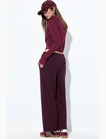 Joggers de mujer de jersey con pernera acampanada busem