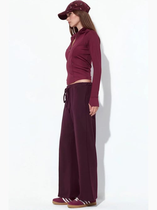Joggers de mujer de jersey con pernera acampanada busem - Kiabi Joggers de mujer de jersey con pernera acampanada busem - Kiabi
