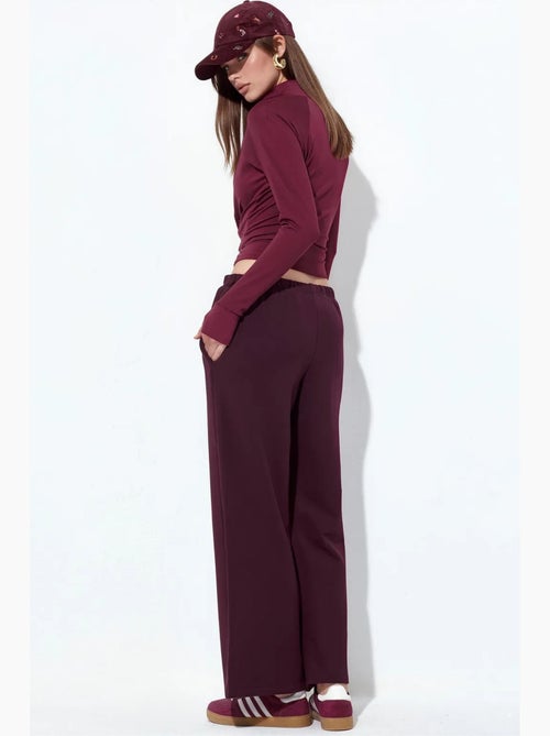 Joggers de mujer de jersey con pernera acampanada busem - Kiabi Joggers de mujer de jersey con pernera acampanada busem - Kiabi