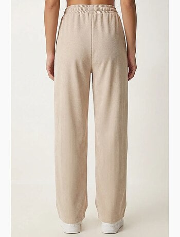 Joggers de mujer de pernera ancha en modal istanbul