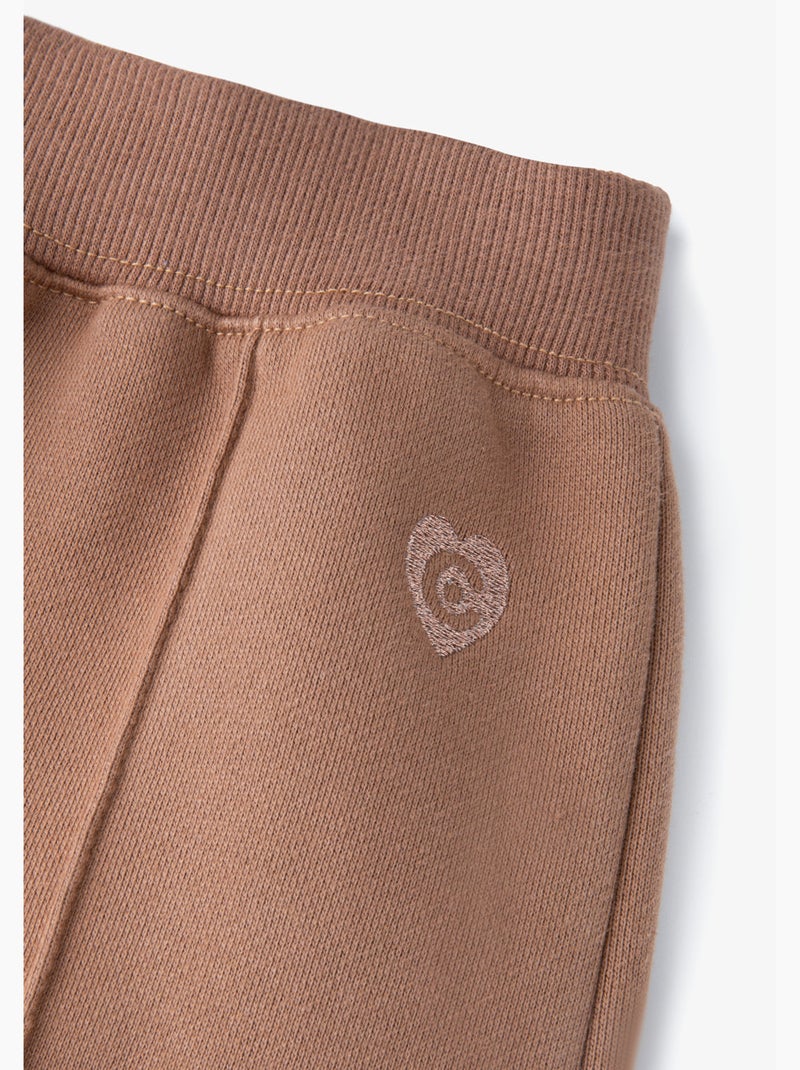 Joggers de Niña Basic Marrón Marrón - Kiabi