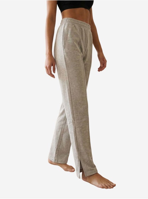 Joggers de punto de tiro alto y pernera ancha my fashion - Kiabi Joggers de punto de tiro alto y pernera ancha my fashion - Kiabi