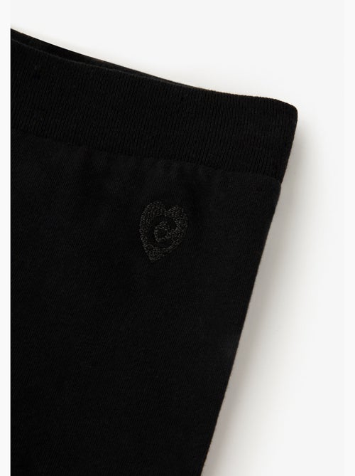 Joggers de punto negros de niña - Kiabi Joggers de punto negros de niña - Kiabi