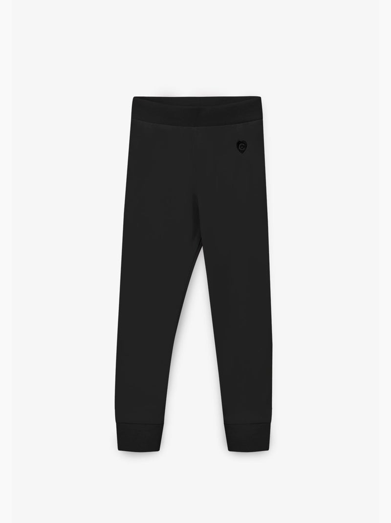 Joggers de punto negros de niña Negro Negro - Kiabi