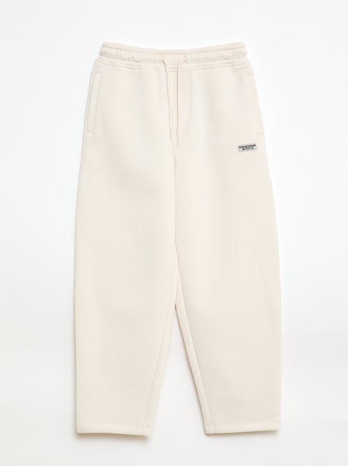 Jogging ancho de felpa - Kiabi