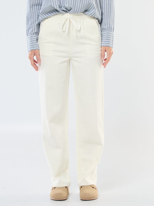 Jogging ancho de pana - Kiabi