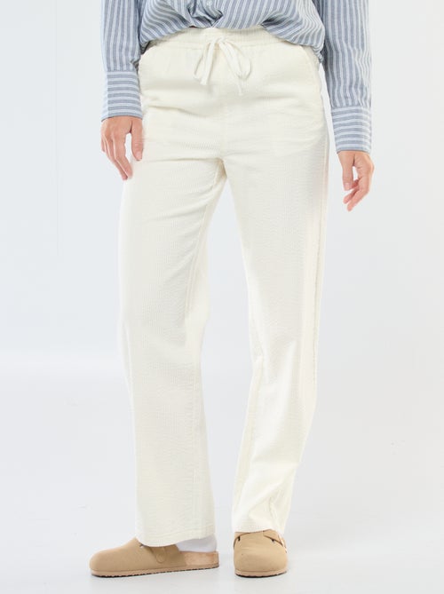 Jogging ancho de pana - Kiabi