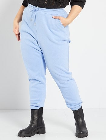 Rebajas pantalones de deporte de mujer en tallas grandes baratos - moda tallas  grandes mujer | azul | Kiabi