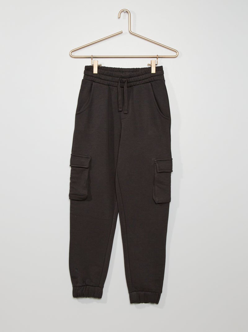 jogging de felpa gris oscuro - Kiabi