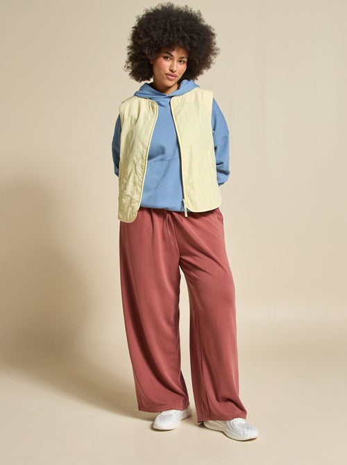 Jogging deportivo wide leg - (ekstract) - Kiabi