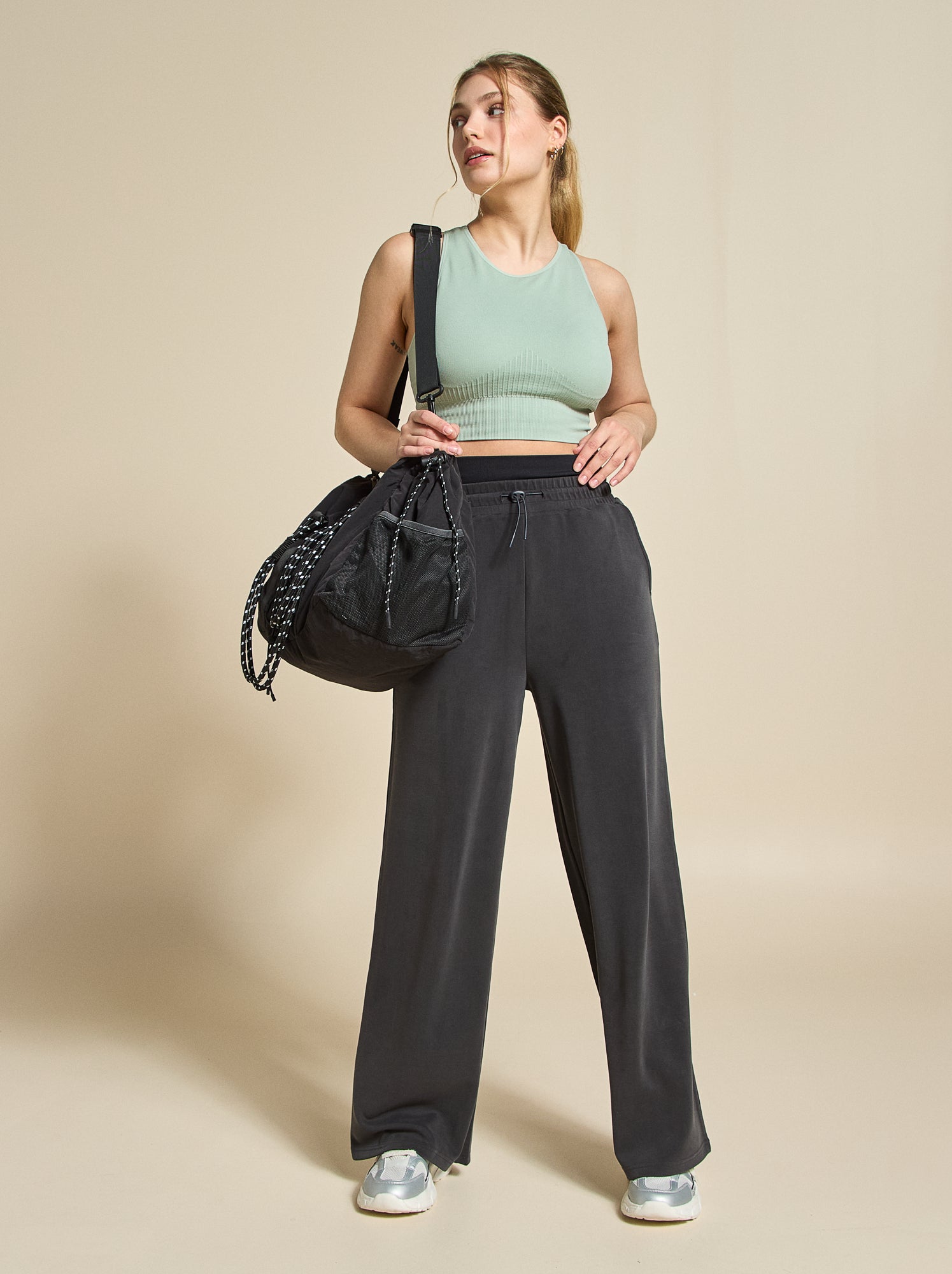 Jogging deportivo wide leg - (ekstract)