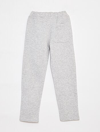 Jogging jaspeado con cintura ajustable