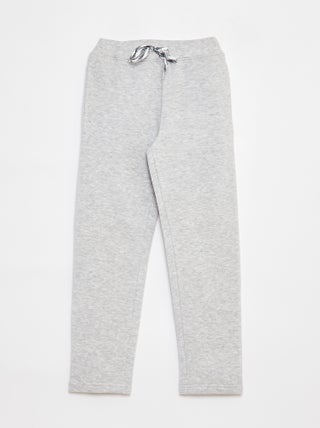 Jogging jaspeado con cintura ajustable