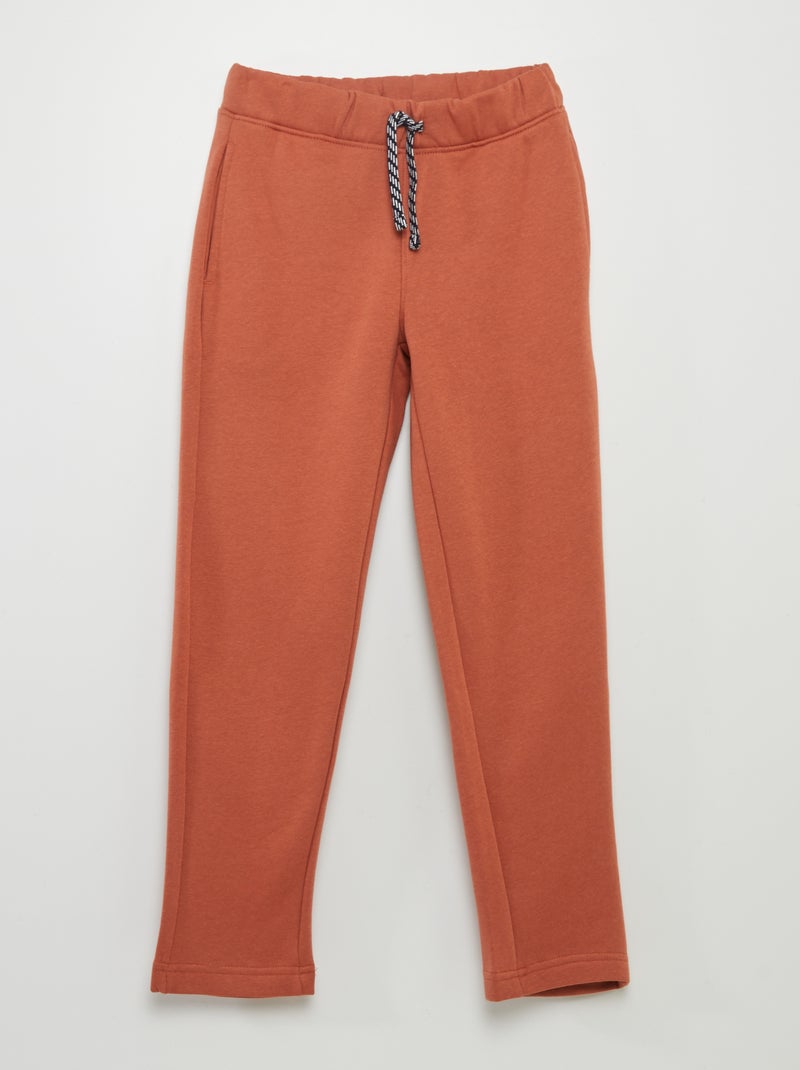 Jogging jaspeado con cintura ajustable NARANJA - Kiabi