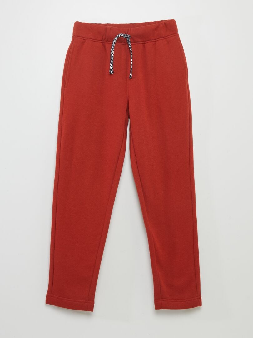 Jogging jaspeado con cintura ajustable ROJO - Kiabi