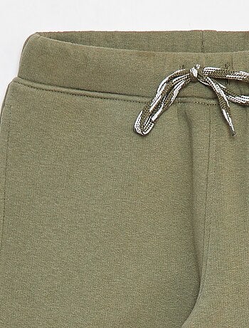 Jogging jaspeado con cintura ajustable