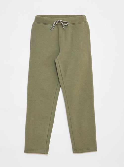 Jogging jaspeado con cintura ajustable - Kiabi