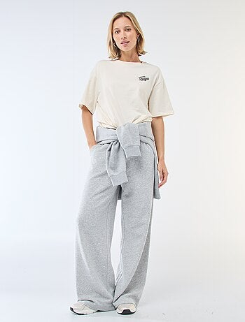 Jogging liso de algodón