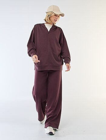 Jogging liso de algodón