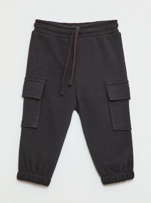 Jogging multibolsillos liso - Kiabi