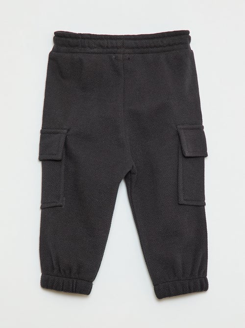 Jogging multibolsillos liso - Kiabi