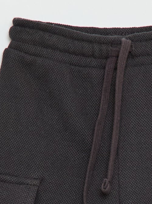 Jogging multibolsillos liso - Kiabi