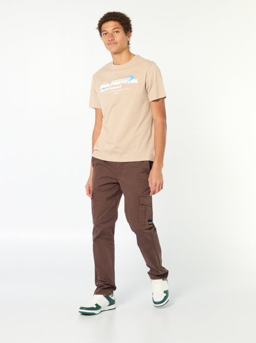 Jogpant con bolsillos con solapa - Kiabi