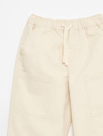 Jogpant con bolsillos de parche laterales