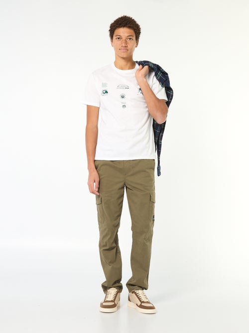 Jogpant con bolsillos de solapa - Kiabi