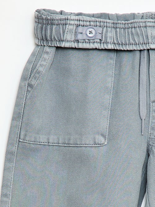 Jogpant con cintura elástica y cordones ajustables - Kiabi