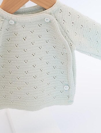 Jubón de punto calado