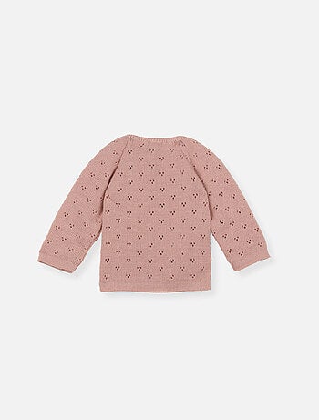 Jubón de punto calado