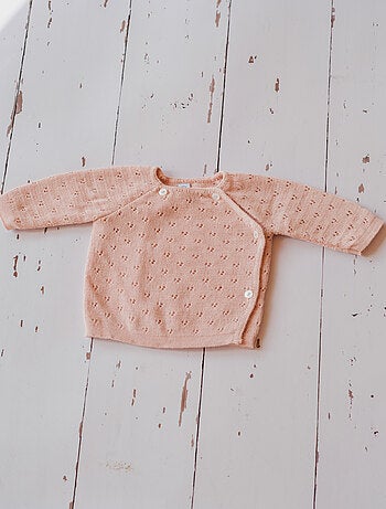 Jubón de punto calado