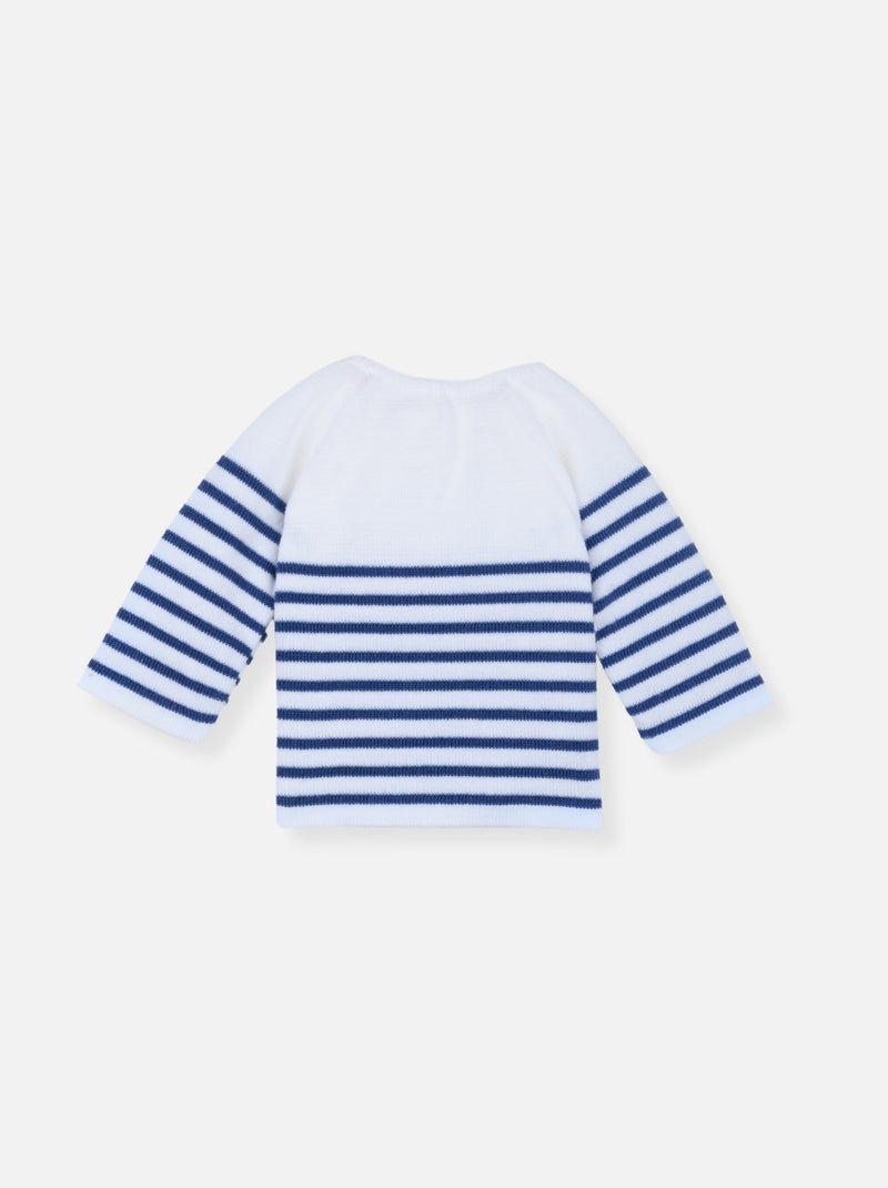 Jubón marinero Blanco Azul - Kiabi
