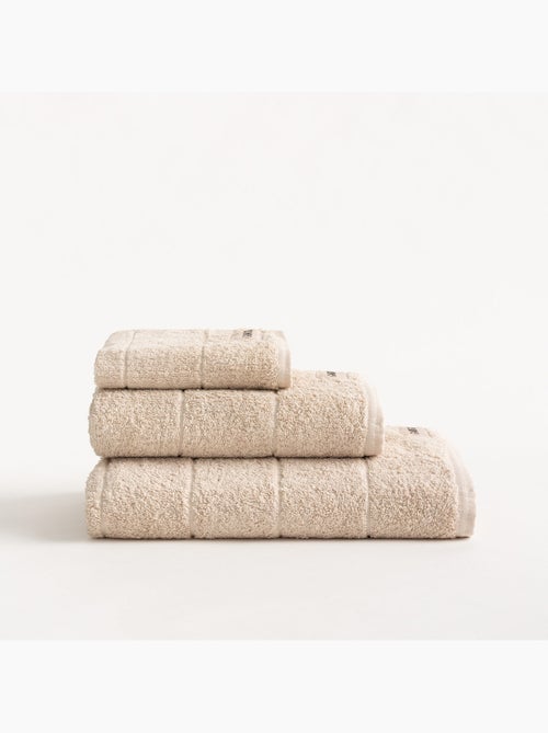 Juego completo de baño 100% algodón, rizo 600g/m2, con colgador - Gamusi. - Kiabi