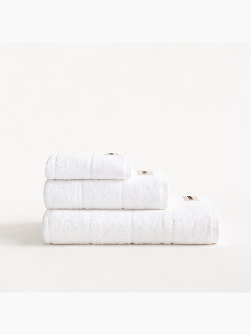 Juego completo de baño 100% algodón, rizo 600g/m2, con colgador - Gamusi. - Kiabi