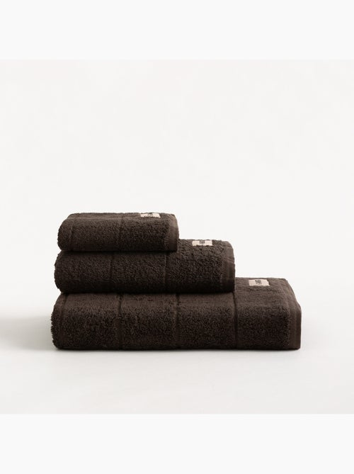 Juego completo de baño 100% algodón, rizo 600g/m2, con colgador - Gamusi. - Kiabi