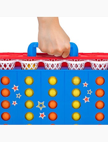 Juego cuatro en línea de canastas cb games