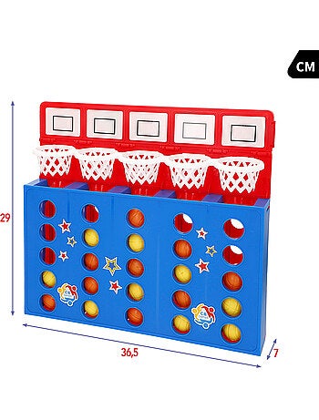 Juego cuatro en línea de canastas cb games