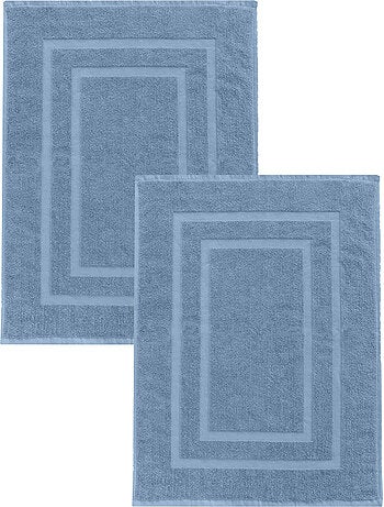 Juego de 2 alfombrillas de baño de 50x70 cm
