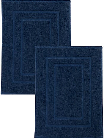 Juego de 2 alfombrillas de baño de 50x70 cm