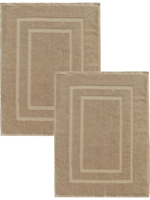 Juego de 2 alfombrillas de baño de 50x70 cm - - Kiabi Juego de 2 alfombrillas de baño de 50x70 cm - - Kiabi