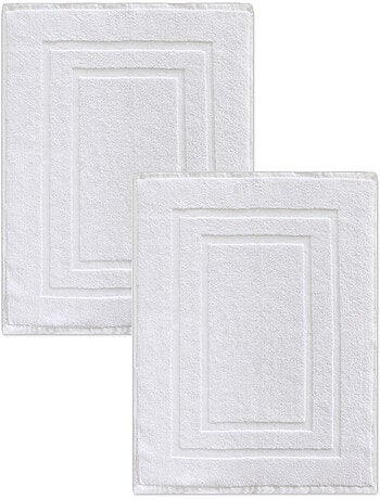 Juego de 2 alfombrillas de baño de 50x70 cm