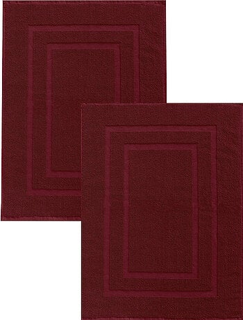 Juego de 2 alfombrillas de baño de 50x70 cm
