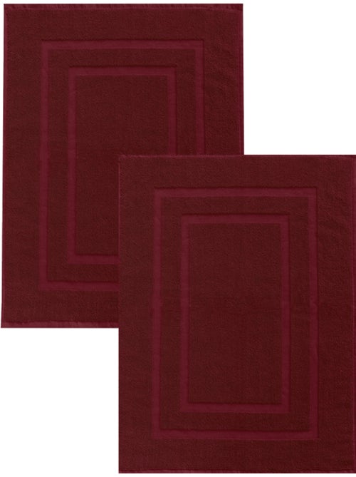 Juego de 2 alfombrillas de baño de 50x70 cm - - Kiabi Juego de 2 alfombrillas de baño de 50x70 cm - - Kiabi