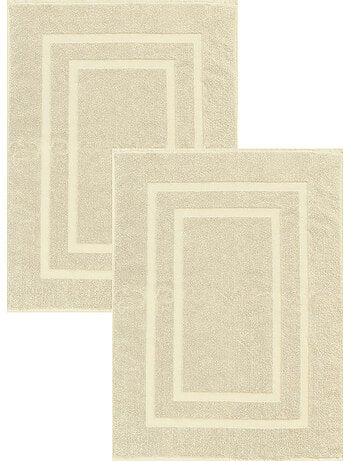 Juego de 2 alfombrillas de baño de 50x70 cm