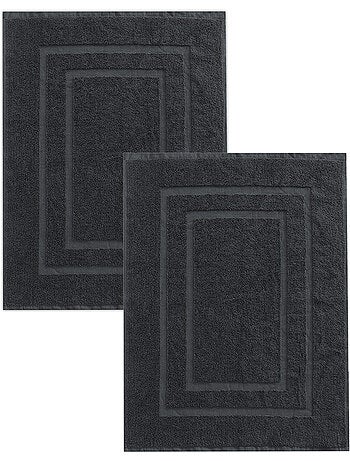 Juego de 2 alfombrillas de baño de 50x70 cm